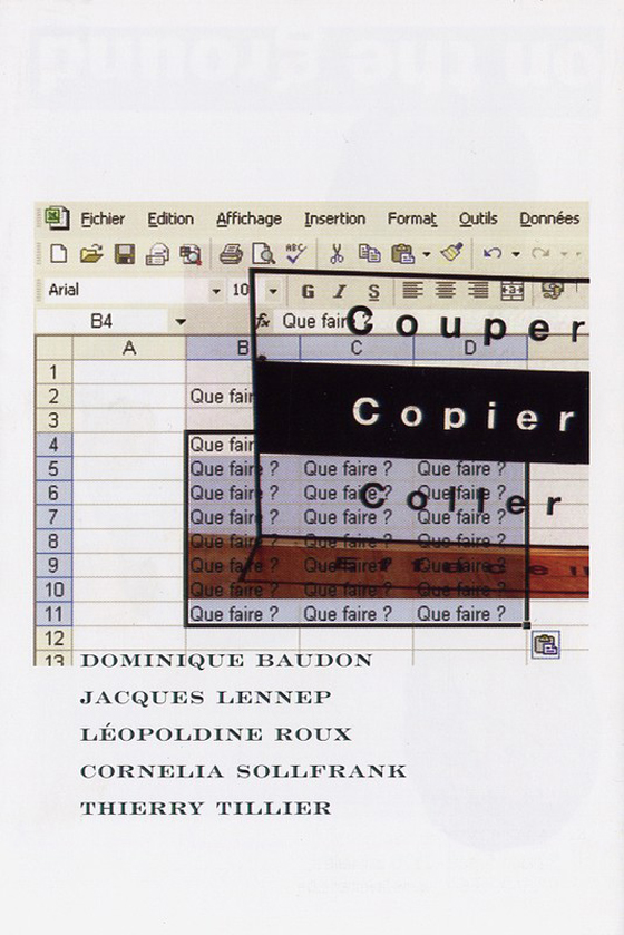 Couper, Copier, Coller