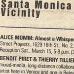 Thierry Tillier Benoît Piret Venice, CA