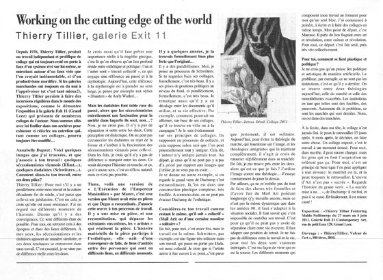 Working on the cutting edge of the world